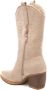 Weloveshoes SmileFavorites® Dames Cowboylaarzen met Hak Suedine Beige - Thumbnail 3