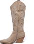 Weloveshoes Black Friday Deal Dames Cowboylaarzen met Hak Suedine Khaki - Thumbnail 2