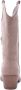 Weloveshoes Black Friday Deal Dames Cowboylaarzen met Hak Suedine Taupe Nude - Thumbnail 2