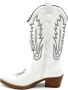 Weloveshoes Cyber Monday Deal Dames Cowboylaarzen met Hak Imitatieleer Wit - Thumbnail 3