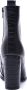 Weloveshoes Cyber Monday Deal Dames Enkellaarzen met Hak Imitatieleer Zwart - Thumbnail 3