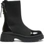 Weloveshoes Black Friday Deal Sock boots Western Stof Zwart - Thumbnail 3