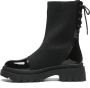Weloveshoes Black Friday Deal Sock boots Western Stof Zwart - Thumbnail 4
