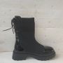 Goedkopeschoenen.com Smile Favorites Dames Sock boots Zwart Stof - Thumbnail 7