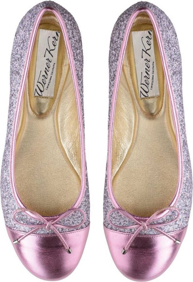 Werner Kern Ballerina Schoenen Dames – Roze Glitter – Instappers – Muiltjes Dames – Sandy – - Foto 2