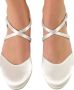 Werner Kern Bruidsschoenen Wit Satijn Felice Lederen Zool Ballroom Dansschoenen Hak Trouwschoenen Dames - Thumbnail 4