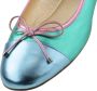 Werner Kern Dames Ballerina's Kleurrijk – Unieke Ballerina Schoenen – Turquoise en Roze – Nappaleer – Pina – 5 - Thumbnail 2