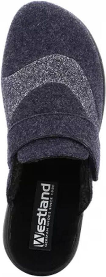 Westland 15308 pantoffel blauw dames - Foto 4