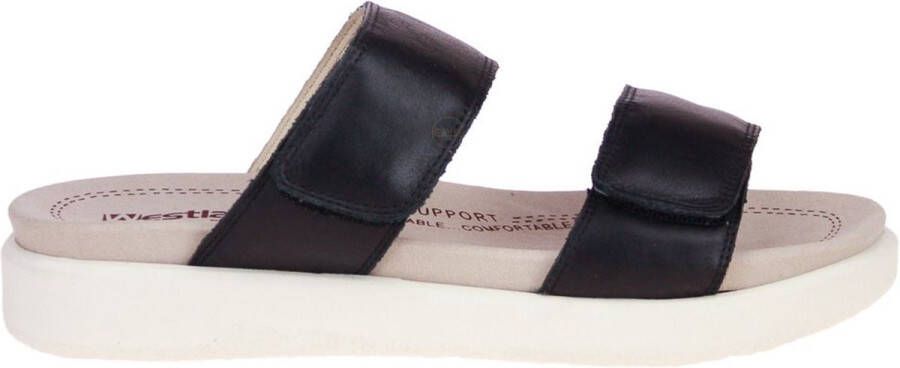 Westland ALBI~03~~~~~~~~~~~~~~~~~~~~~~~ Dames slippers Zwart - Foto 3