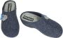 Westland CHOLET~02~~~~~~~~~~~~~~~~~~~~~ Dames pantoffels Blauw - Thumbnail 3