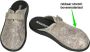 Westland -Dames grijs pantoffels - Thumbnail 2
