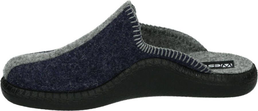 Westland Dames Pantoffelmuil Monaco 62 15462-541 Blauw Grijs