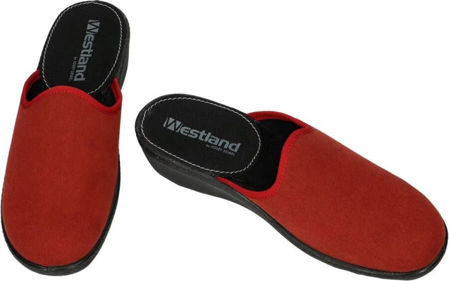 Westland -Dames rood slippers & muiltjes