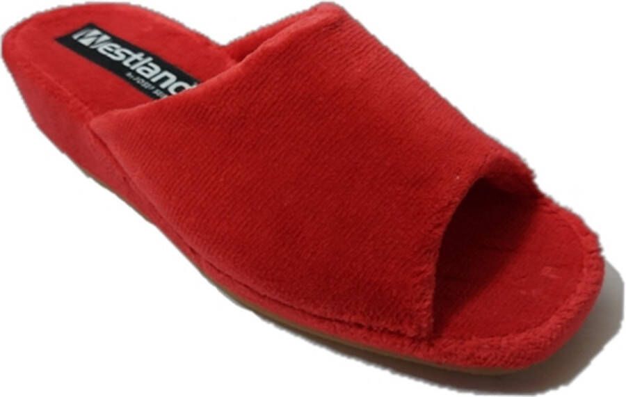 Westland -Dames rood slippers & muiltjes