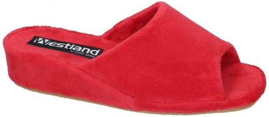 Westland -Dames rood slippers & muiltjes