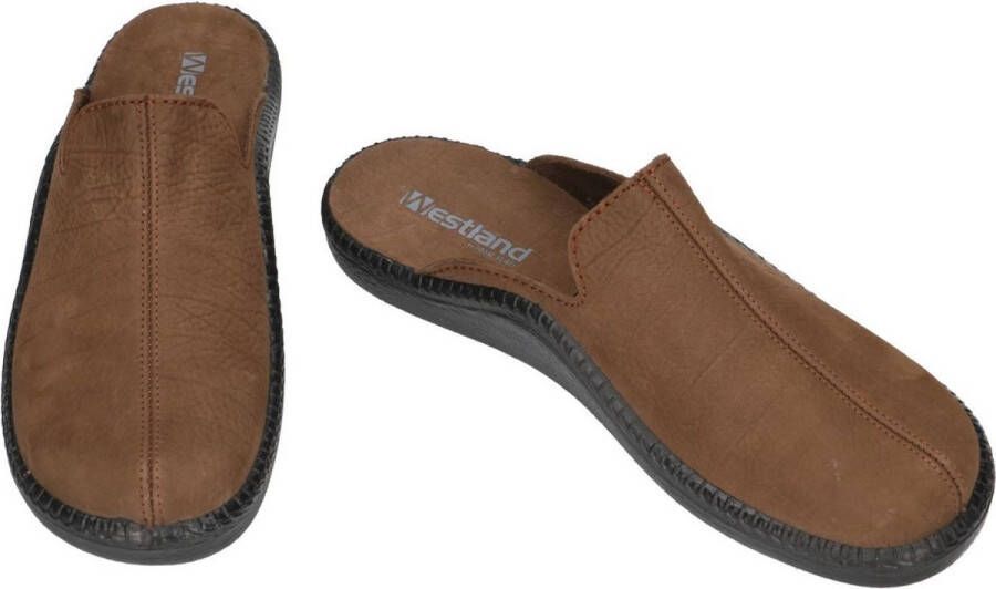 Westland -Heren bruin pantoffels & slippers