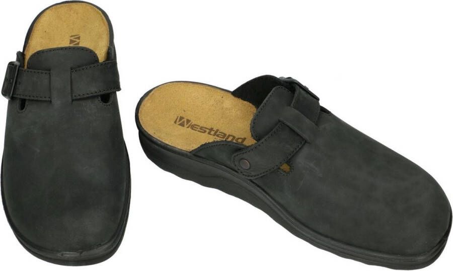 Westland -Heren zwart pantoffels & slippers