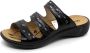 Westland IBIZA 66 Volwassenen Dames slippers Kleur: Zwart - Thumbnail 8