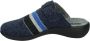 Westland KORSIKA~347~~~~~~~~~~~~~~~~~~~ Dames pantoffels Blauw - Thumbnail 3