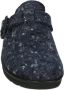Westland METZ~390~~~~~~~~~~~~~~~~~~~~~~ Dames pantoffels Blauw - Thumbnail 4