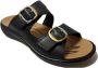 Westland Slipper 16772 409 100 Ibiza 72 Zwart Verwisselbaar Voetbed 6½ - Thumbnail 2