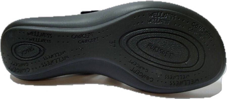 Westland Slipper 16772 409 100 Ibiza 72 Zwart Verwisselbaar Voetbed 6½ - Foto 3