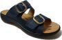 Westland Slipper 16772 452 505 Ibiza 72 Blauw Verwisselbaar Voetbed 6½ - Thumbnail 2