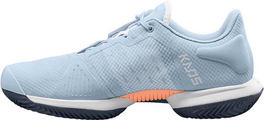 Wilson Kaos Swift Clay Dames Sportschoenen Tennis Smashcourt Light Blue Orange