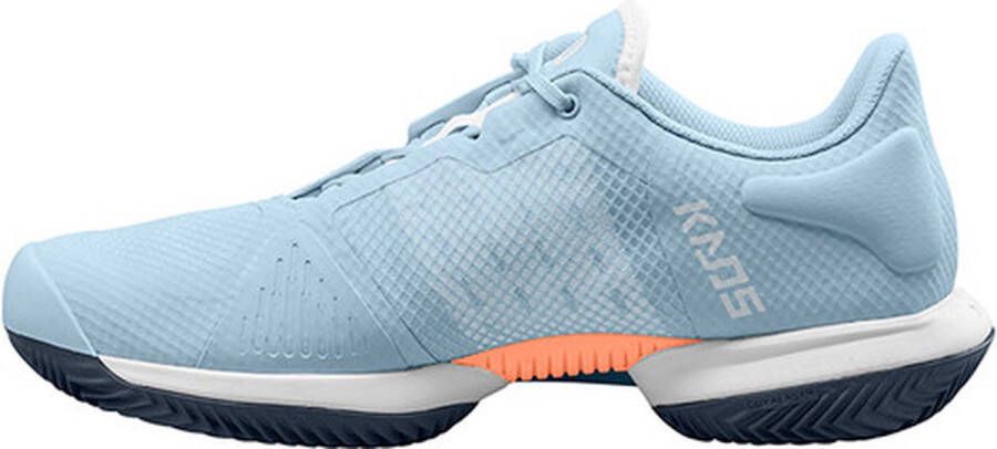 Wilson Kaos Swift Clay Dames Sportschoenen Tennis Smashcourt Light Blue Orange - Foto 2