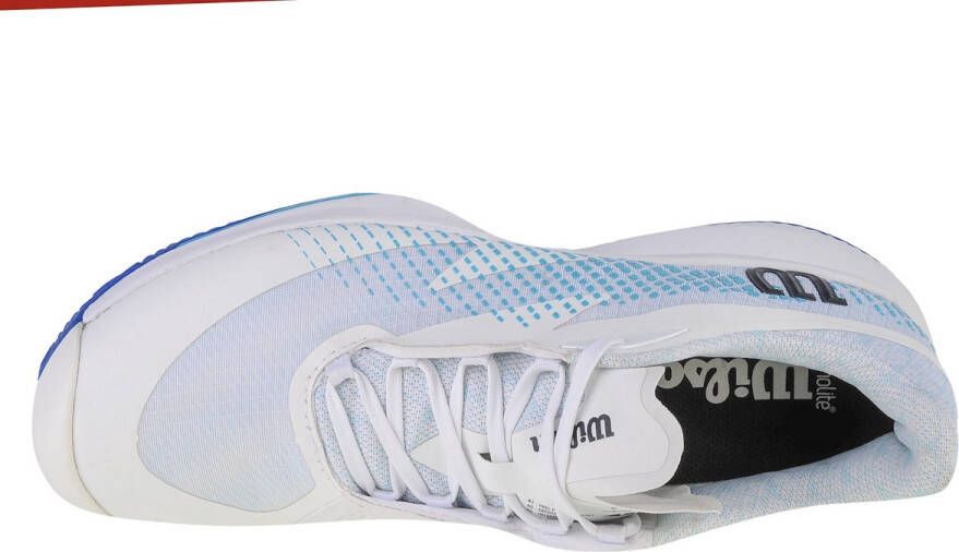 Wilson White And Blue Kaos Swift 1.5 Clay Wrs331060