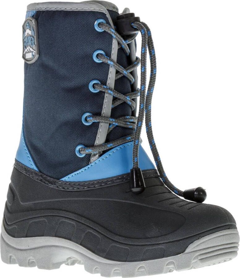 Winter-grip Snowboots Jr Northern Hiker Donkerblauw Blauw Grijs - Foto 4