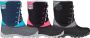 Winter-grip Snowboots Jr Northern Hiker Zwart Grijs Roze - Thumbnail 4