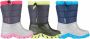 Winter-grip Snowboots Jr Welly Walker Antraciet Grijs Roze - Thumbnail 2