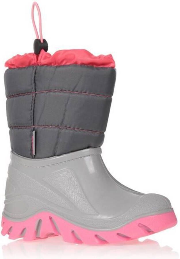Winter-grip Snowboots Jr Welly Walker Antraciet Grijs Roze