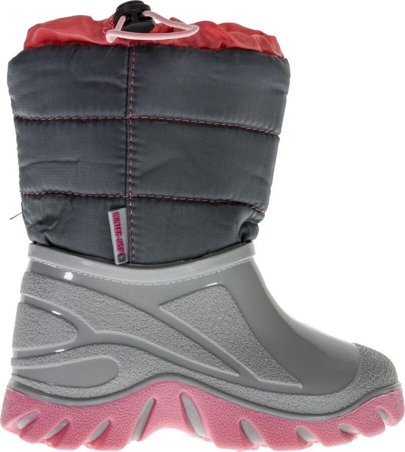 Winter-grip Snowboots Jr Welly Walker Antraciet Grijs Roze - Foto 3