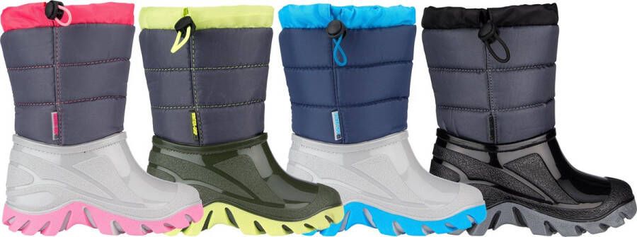 Winter-grip Snowboots Jr Welly Walker Antraciet Grijs Roze - Foto 9