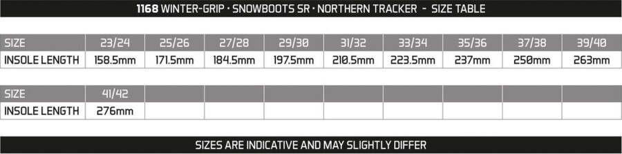Winter-grip Snowboots Sr Northern Tracker Bruin Antraciet Okergeel