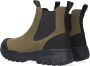 Woden Magda Rubber Track Boot Dark Olive Black Groen Dames - Thumbnail 5