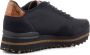 Woden Nora III Leather Plateau sneakers Blauw Dames - Thumbnail 3
