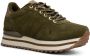 Woden Eigentijdse Suede Plateau Sneaker Green Dames - Thumbnail 4