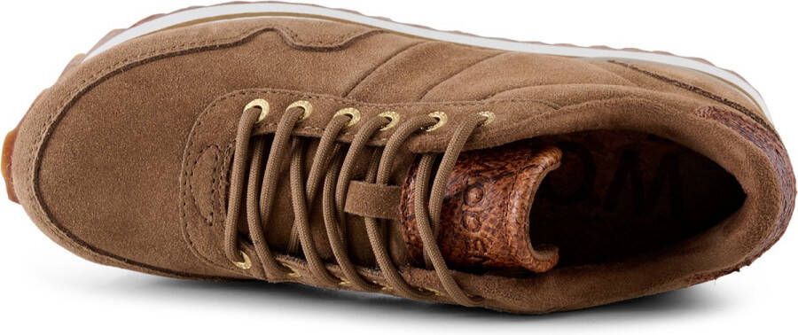 Woden Dames schoenen Nora III Suede Plateau Bruin