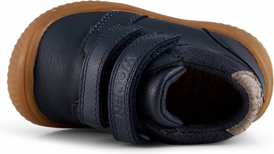 Woden Tristan Leather Sneakers Navy Blauw - Foto 2