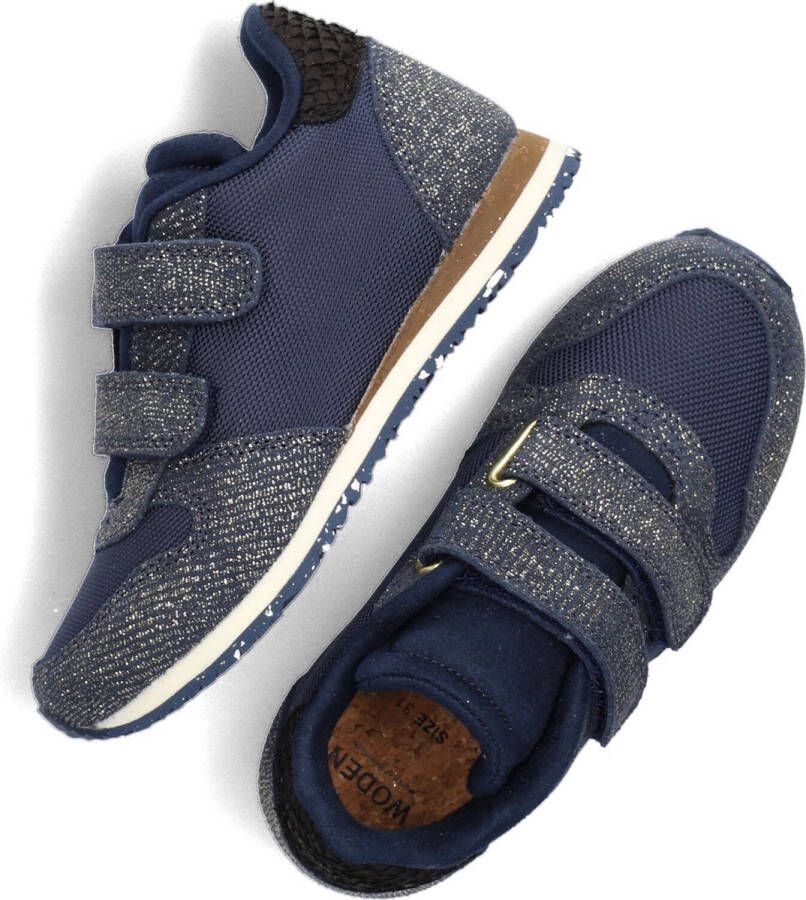 Woden Kids Woden Sandra Pearl Nylon Lage sneakers Meisjes Blauw