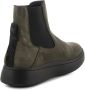 Woden Suède Instaplaars met Visleer Details Green Dames - Thumbnail 14