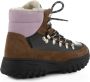 Woden Iris Track Leather Suede Black Brown Bruin Dames - Thumbnail 11
