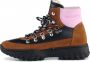 Woden Iris Track Leather Suede Black Brown Bruin Dames - Thumbnail 7