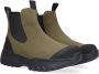 Woden Magda Rubber Track Boot Dark Olive Black Groen Dames - Thumbnail 9