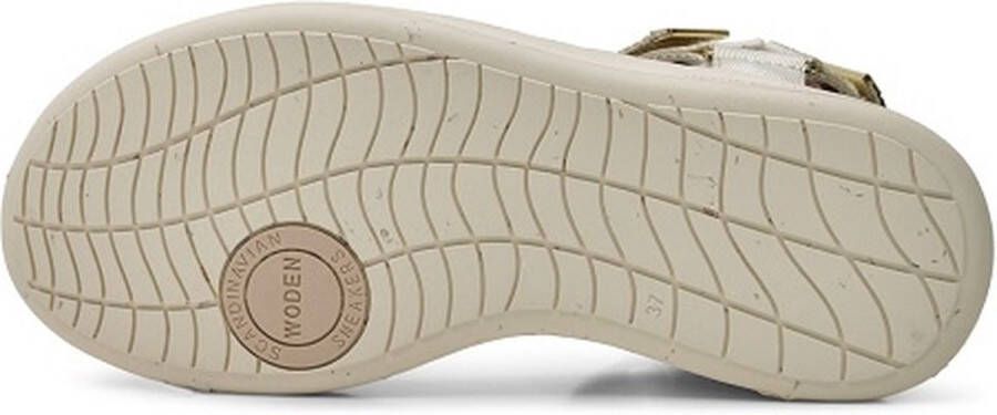 Woden Line beige dames sandaal