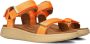 Woden Stijlvolle en Comfortabele Line Sandaal met Verstelbare Bandjes Orange Dames - Thumbnail 40