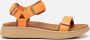 Woden Stijlvolle en Comfortabele Line Sandaal met Verstelbare Bandjes Orange Dames - Thumbnail 32